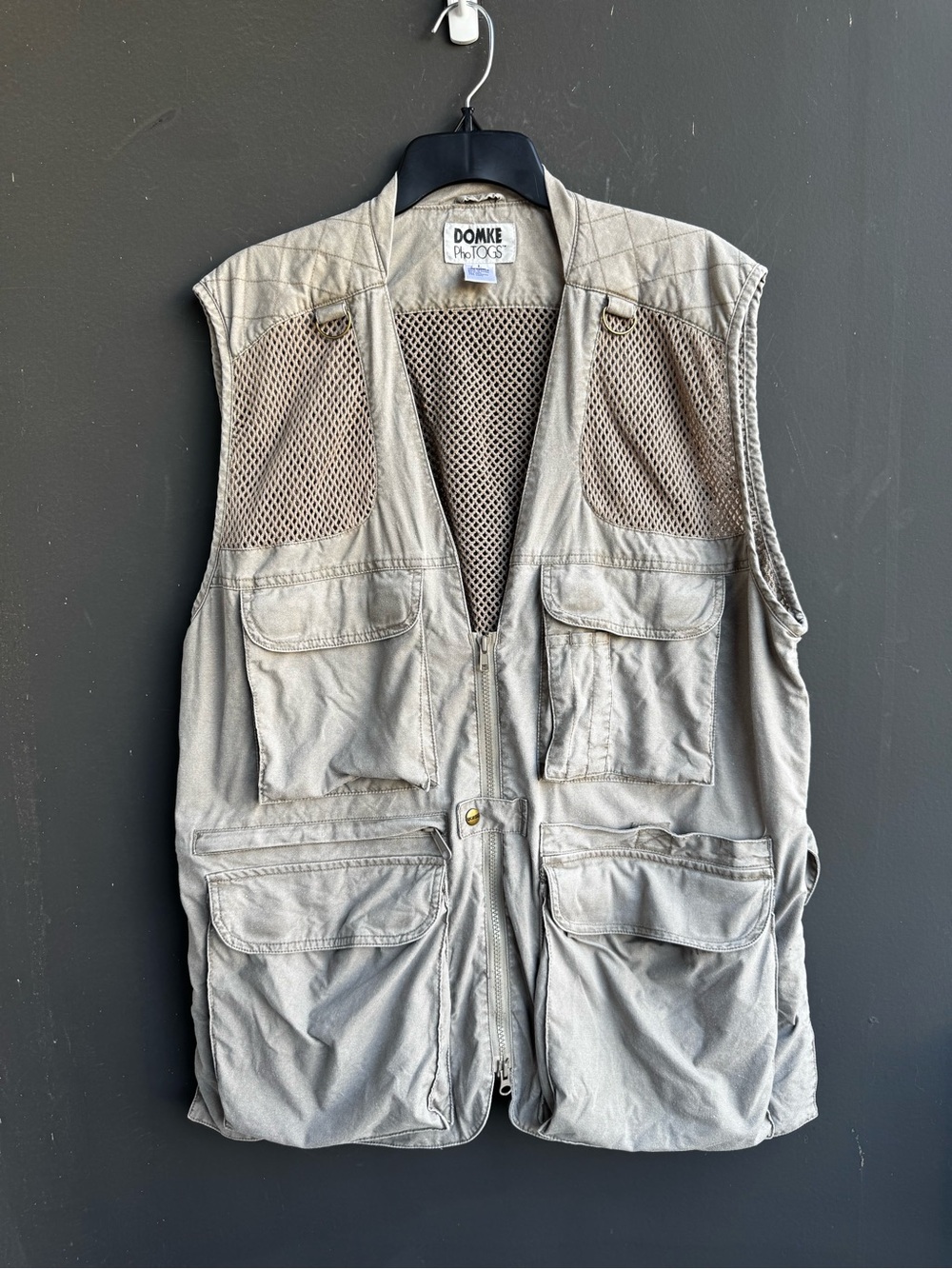 vintage khaki Domke PhoTOGS Vest